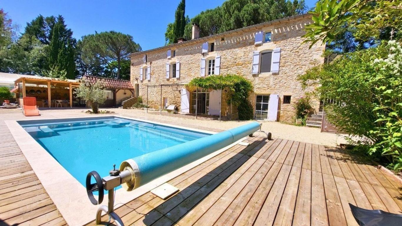 Domaine La Buissiere Duravel "La Maison" Piscine Privative Exteriör bild